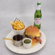 BURGER & PERONI 0% MEAL DEAL FOR 1