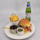 BURGER & PERONI MEAL DEAL FOR 1